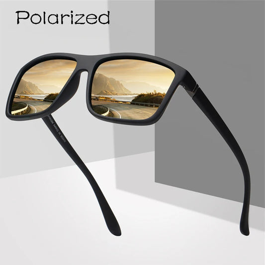 Óculos de Sol Vintage Polarizados para Viagem, Condução e Proteção UV400, Unissex